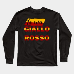 La Vita Giallo Rosso Long Sleeve T-Shirt